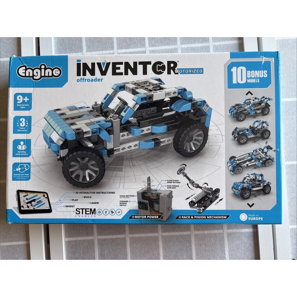 Engino Inventor: Offroader Motorized Set- Building STEM Toys for Kids Ages 9+ (1
